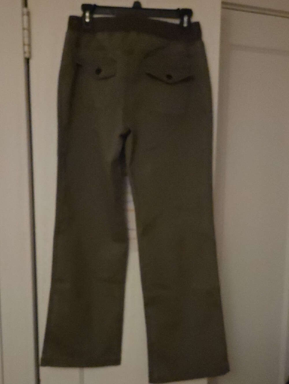 Womens Brown Casual Pants - Picture 3 of 4